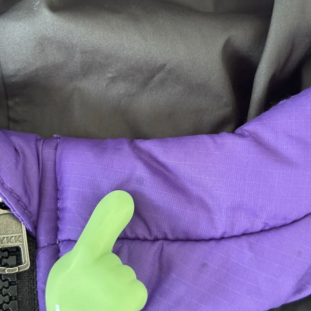 The North Face Baby 3-6M 1996 Retro Nuptse Down Bunting Purple Black Snowsuit